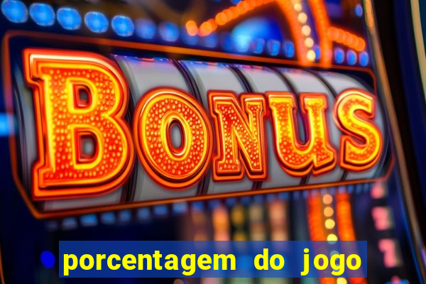 porcentagem do jogo fortune tiger